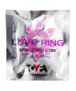 Кольцо эрекционное Toyfa Love Ring снежинка розовое