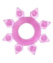 Кольцо эрекционное Toyfa Love Ring снежинка розовое