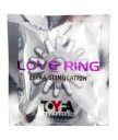 Кольцо эрекционное Toyfa Love Ring с усиками прозрачное