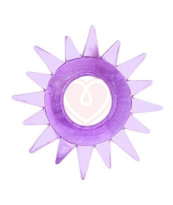 Кольцо эрекционное Toyfa Love Ring Шестерёнка фиолетовое