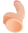 Реалистичный фаллоимитатор на присоске с мошонкой RealStick Nude Nash телесный