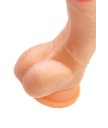 Реалистичный фаллоимитатор на присоске с мошонкой RealStick Nude Nash телесный