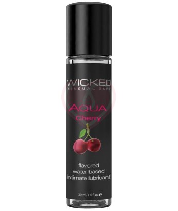 Оральный лубрикант Wicked Aqua Cherry со вкусом сладкой вишни 30 мл