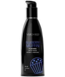 Оральный лубрикант Wicked Aqua Blueberry Muffin со вкусом черничного маффина 60 мл