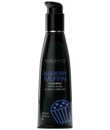 Оральный лубрикант Wicked Aqua Blueberry Muffin со вкусом черничного маффина 120 мл