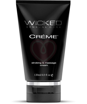 Крем для мастурбации Wicked Creme с ароматом кокоса и сладкого миндаля 120 мл