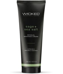 Уходовый массажный крем Wicked Sage Sea Salt с шалфеем и морской солью 120 мл