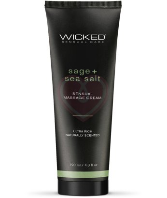 Уходовый массажный крем Wicked Sage Sea Salt с шалфеем и морской солью 120 мл