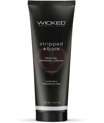 Уходовый массажный крем Wicked Stripped Bare 120 мл