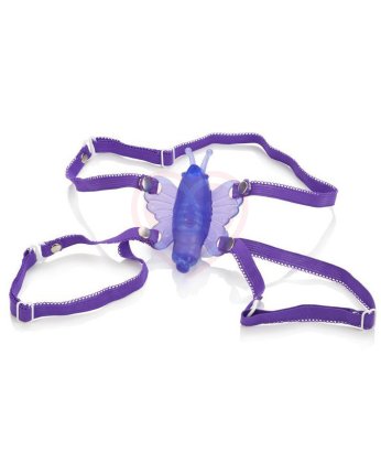 Вибратор для клитора с бабочкой Micro-Wireless Venus Butterfly фиолетовый