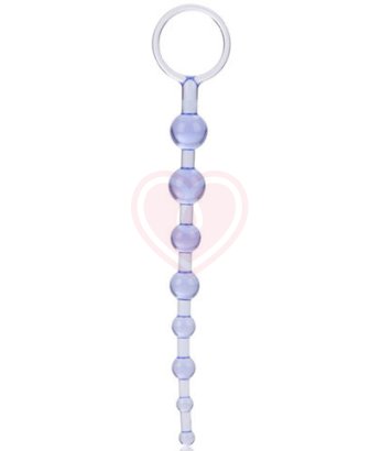 Анальная цепочка First Time Love Beads фиолетовая