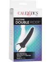 Насадка с креплением на пенис Silicone Double Rider чёрный