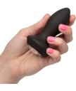 Анальная пробка с кристаллом и вибрацией Power Gem Vibrating Petite Crystal Probe черная