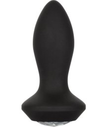 Анальная пробка с кристаллом и вибрацией Power Gem Vibrating Petite Crystal Probe черная