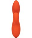 Вибратор с клиторальным стимулятором Stella Liquid Silicone Dual Teaser оранжевый