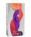 Вибратор с клиторальным кончиком Stella Liquid Silicone Dual Pleaser фиолетовый