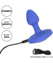 Анальная вибропробка с кристаллом Cheeky Gems Vibrating Probe Small голубая