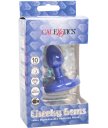 Анальная вибропробка с кристаллом Cheeky Gems Vibrating Probe Small голубая