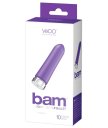 Прямой вибратор VeDO Bam фиолетовый