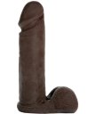 Насадка к трусикам реалистичный фаллоимитатор Vac-U-Lock Ultraskyn Cock 19 см коричневый