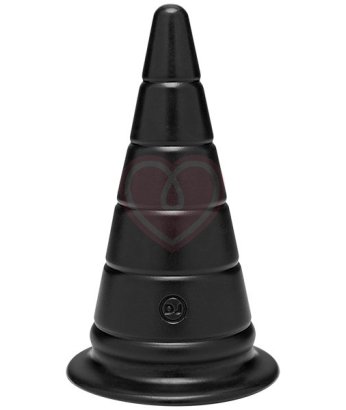 Огромный анальный стимулятор пирамида TitanMen Anal Stretcher черный