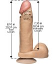 Реалистичный фаллоимитатор с присоской и Vac-U-Lock Realistic Cock 18 см телесный