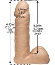 Страпон с реалистичным фаллоимитатором Vac-U-Lock Realistic Cock Ultra Harness 16 см