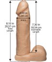Страпон с реалистичным фаллоимитатором Vac-U-Lock Realistic Cock Ultra Harness 18 см