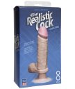 Реалистичный вибратор на присоске Realistic Cocks 20 см телесный