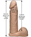 Страпон с реалистичным фаллоимитатором Vac-U-Lock Ultraskyn Cock With Ultra Harness 18 см