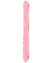 Двухсторонний фаллоимитатор Crystal Jellies 45 см розовый