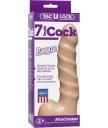 Насадка к трусикам Vac-U-Lock Raging hard-On Cock 16 см телесная