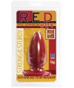 Большая анальная пробка Red Boy Large красная