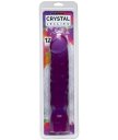 Большой фаллоимитатор Crystal Jellies 29 см фиолетовый