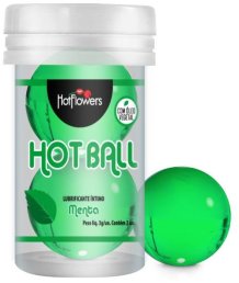 Масляный лубрикант в шариках Hot Ball Aromatic Мята