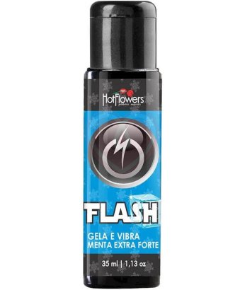 Мятный стимулирующий гель Flash Menta Extra Forte с охлаждением и эффектом вибрации 35 мл