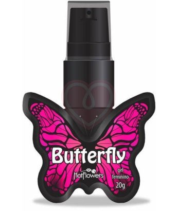 Клиторальный гель с эффектом вибрации Butterfly и вкусом вишни 25 г