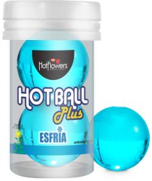 Масляный лубрикант в шариках Hot Ball Plus с охлаждающим эффектом