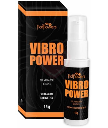Жидкий вибратор для орального секса Vibro Power со вкусом водки и энергетика 15 г
