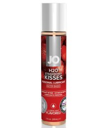 Съедобный лубрикант System JO H2O Flavored Strawberry Kiss с ароматом Клубника 30 мл
