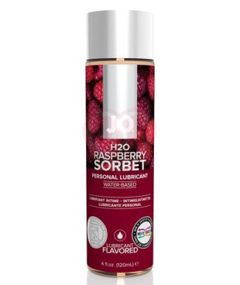Съедобный лубрикант System JO H2O Flavored Raspberry Sorbet с ароматом Малина 120 мл
