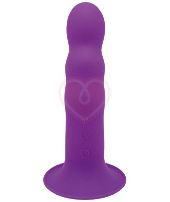 Вибратор с присоской Hitsens 3 Vibe фиолетовый 16 см