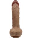 Реалистичный фаллоимитатор на присоске Silexd Model 1 Premium Real Skin телесный 21 см