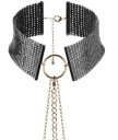Ошейник из металлической сетки Bijoux Indiscrets Metallic Mesh Collar чёрный