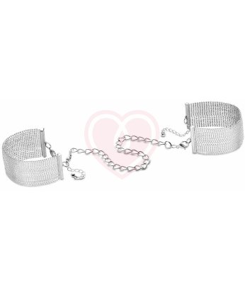 Металлические наручники-браслеты Bijoux Magnifique Metallic Chain серебряные