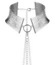 Ошейник из металлической сетки Bijoux Indiscrets Metallic Mesh Collar серебристый