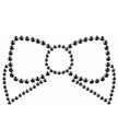 Украшение-бантик на грудь Bijoux Mimi Bow чёрное