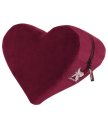 Подушка для секса Liberator Heart Wedge в форме сердца бордовая