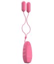 Сдвоенные вибропули с пультом Bnear Classic Couples Vibrator розовые