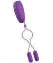 Сдвоенные вибропули с пультом Bnear Classic Couples Vibrator фиолетовые
